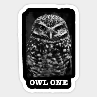 Owl one Sticker